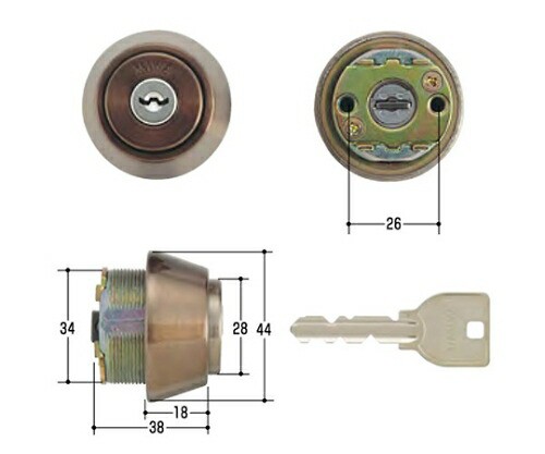 美和ロック（MIWA） MIWA取替用シリンダー 1個 MCY-132の通販は