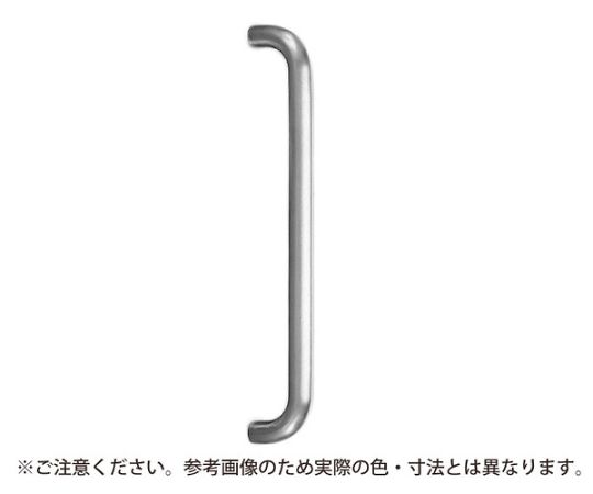シロクマ 丸棒取手片面 オン大クローム 1個 NO-72S