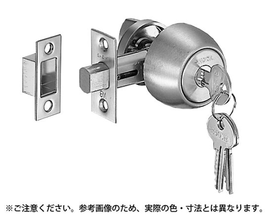 シロクマ チューブラ本締錠(玄関)ゴールド 1個 392-05の通販は 7,219円