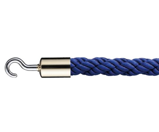 シロクマ パーティションロープ径25×1800ミリ金・ブルー 1個 FPR25C