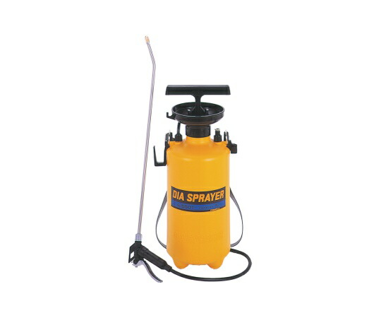 フルプラ プレッシャー式噴霧器　単頭　剥離剤用　5L　53cm　ノズル付 1個 No.5501