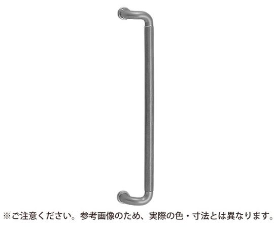 シロクマ L型ハーモニー取手 （亜鉛合金+自然木） 両面用425mm アンバー/オーク 1個 No.121の通販は