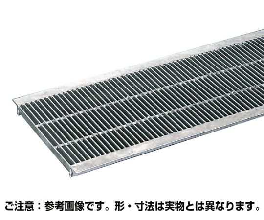奥岡製作所 溝蓋グレーチング 細目プレーンタイプ U字溝用 2t以下 240×995×19mm 1枚 OKU-P3 25-19の通販は
