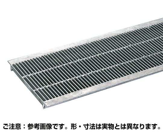 奥岡製作所 溝蓋グレーチング 細目プレーンタイプ U字溝用 14t以下 390×995×38mm 1枚 OKU-P5 40-38