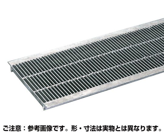 奥岡製作所 溝蓋グレーチング 細目プレーンタイプ U字溝用 6t以下 590×995×44mm 1枚 OKU-P5 60-44