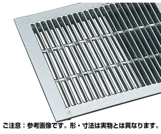 奥岡製作所 桝蓋グレーチング 細目プレーンタイプ 改良桝用 2t以下 345×415×25mm 1枚 OKE-P3 36-25B