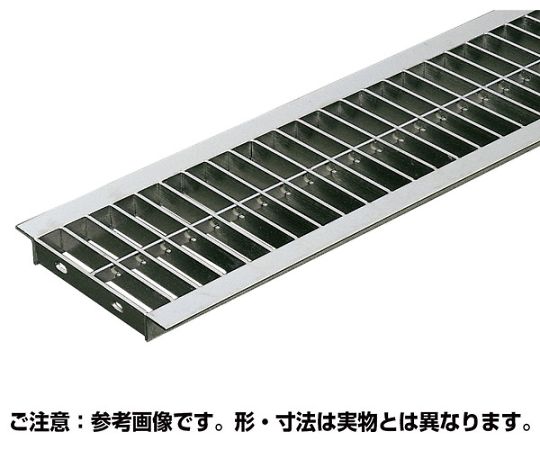 奥岡製作所 溝蓋グレーチング プレーンタイプ U字溝用 2t以下 140×994×15mm ピッチ25 1枚 OSU4 15-15D