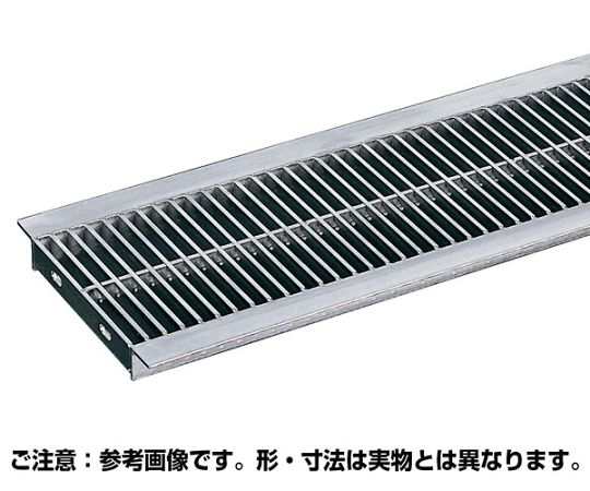 奥岡製作所 溝蓋グレーチング プレーンタイプ U字溝用 14t以下 230×994×32mm ピッチ15 1枚 OSU4 32-24C