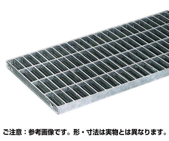 奥岡製作所 溝蓋グレーチング 並目プレーンタイプ 側溝用 歩道用 500×995×25mm 1枚 OKG 50-25