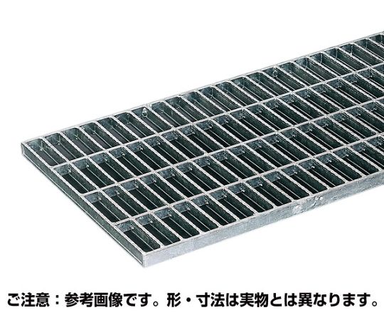 奥岡製作所 溝蓋グレーチング 並目ノンスリップタイプ 側溝用 2t以下 350×995×25mm 1枚 OKGX-5 35-25