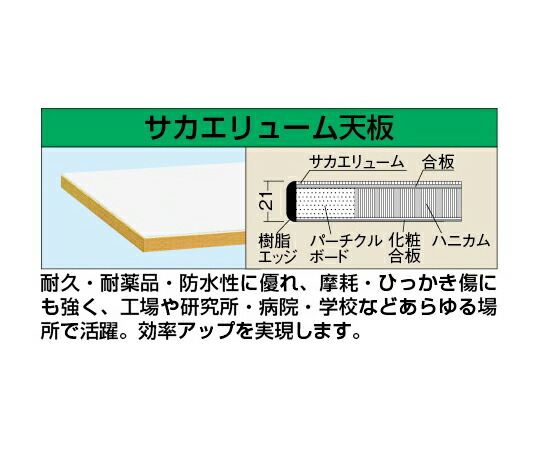 サカエ 軽量用天板 21t サカエリューム天板 1枚 KK-1860FTCIV