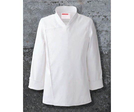 KAZEN ストレッチコックコート　白　4L 1枚 407-60 4Lの通販は 6,974円