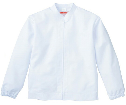 KAZEN 男子ジャンパー長袖　白　4L 1枚 454-90 4L