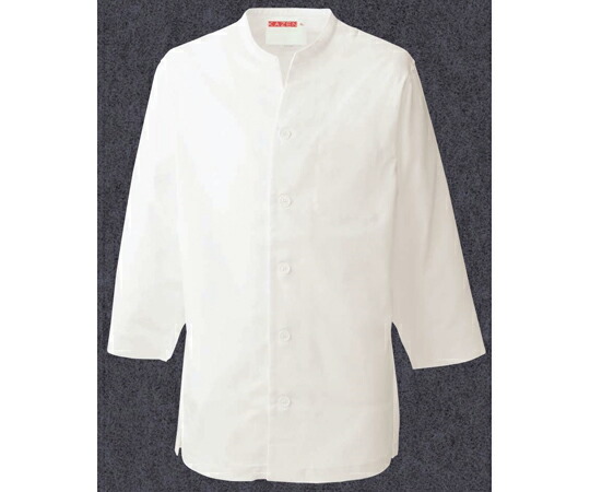 KAZEN 調理シャツ　白　S 1枚 HM305-10 S