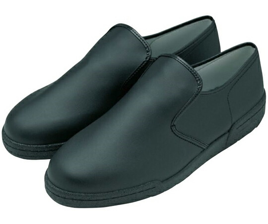 KAZEN 兼用コックシューズ　黒　25.5cm 1足 468-25 25.5cmの通販は