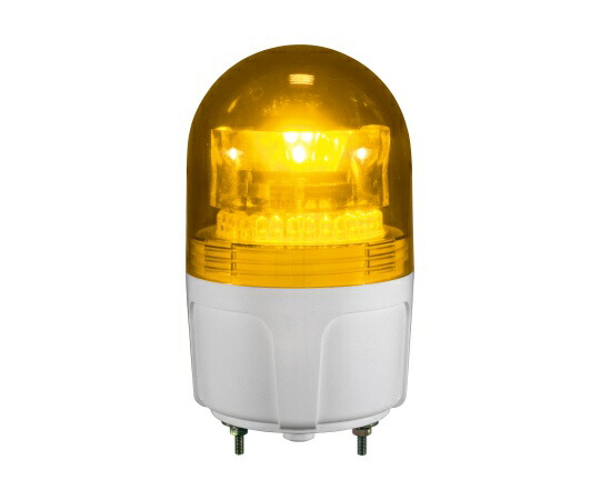 日惠製作所 LED回転灯φ90 ニコフラッシュS(黄) AC100V 1個 VL09S-100NPY