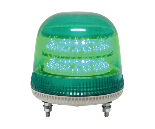 日惠製作所 LED回転灯φ170 ニコモア(緑) AC/DC24V 1個 VL17M-024AG