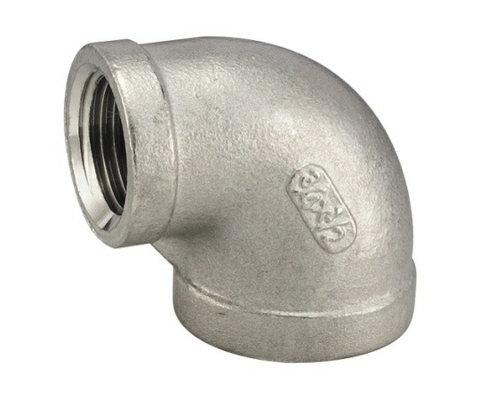 フローバル ステンレス製ねじ込み異径エルボ 2"×1"1/2 1個 VRL-1612