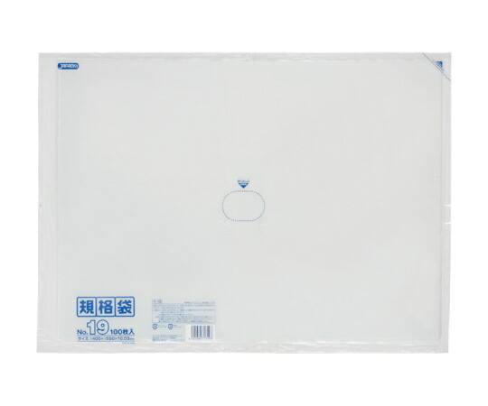 ジャパックス LD規格袋 0.03mm厚 No.19 LLDPE 透明 0.03mm 1ケース(100枚×15冊入) K-19の通販は