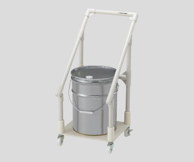 廃液回収トレーワゴンペール缶１ヶ用
