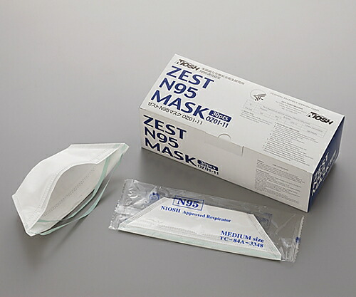 小津産業 ZEST N95マスク　1ケース（30枚/箱×10箱） 088256 1ケース(30枚×10箱入)