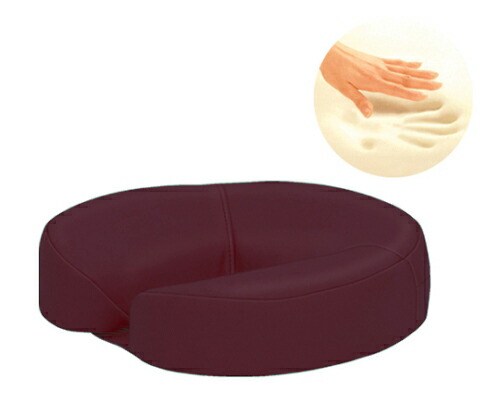 高田ベッド 低反発フェイス 幅29×奥行29×高さ8cm 茶 TB-77C-160 1個