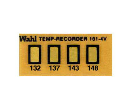 Wahl　instruments 真空用テンプ・プレート 21mm×10mm 4点表示 101-4V-132 1ケース(10枚入)の通販は 6,149円