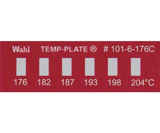 Wahl instruments テンプ・本塁 29mm×10粍 6点書きあらわす 10枚入 101-6-176 1入れもの(10枚入)