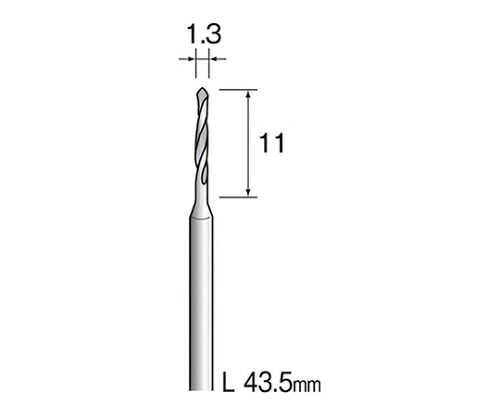 ミニター ツイストドリル　ハイス　１．３ｍｍΦ　（１０個） KA1119 1パック(10個入)