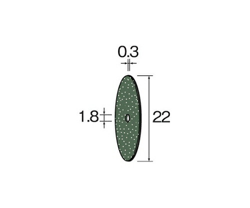 ミニター カッティング砥石　４５×０．５　（１０個） MC2807 1パック(10個入)