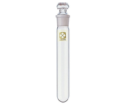 柴田科学 共通摺合共栓遠心沈殿管　丸底形　平栓付　目盛なし　10mL 010280-15106A 1箱(10個入)
