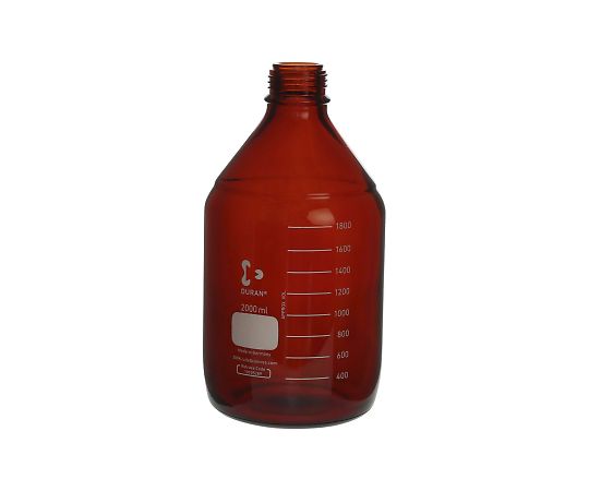 DWK Life Sciences ねじ口びん（メジュームびん）　茶褐色　びんのみ　2L 017210-200041 1個の通販は