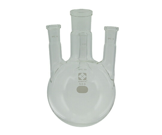 柴田科学 SPC四口丸底フラスコ　500mL 030180-15500 1個