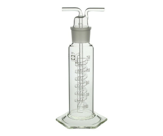 柴田科学 共通摺合ガス洗浄びん　ウォルター式　250mL 014610-250 1セット