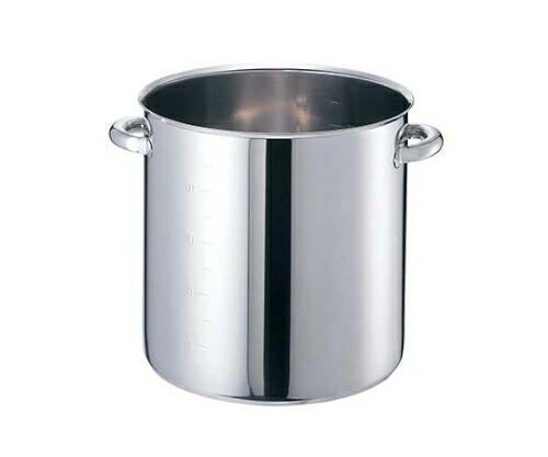 ★モリブデン寸胴鍋★30cm★20ℓ★美品★ 電磁モリブデン寸胴鍋 目盛付 クローバー(大屋製作所) 容量20L 呼び