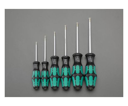 エスコ T8-T30/6本組[Torx]ドライバー EA573SC-100 1セットの通販は 9,936円