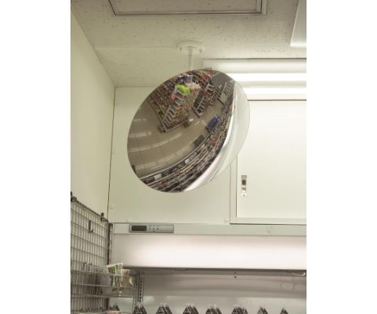 コミー 直径280mm凸面ミラー(アクリル製) 室内専用 EA724ZK-21A 1個の通販は