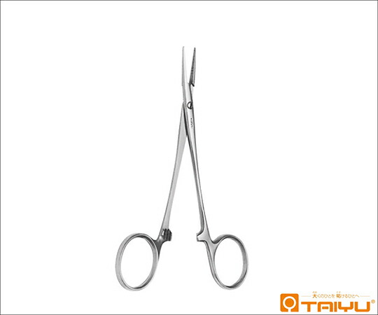 TAIYU（大祐医科工業） ムッシュ止血鉗子 直 無鈎 ネジ止 全長12.5cm TY-429A 1本