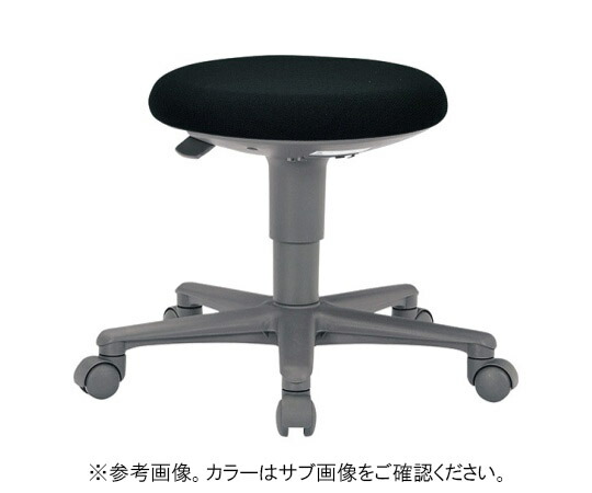 アイコ チェア 背なしタイプ ブラック 布張り 1個 OA-200(FG3)BK