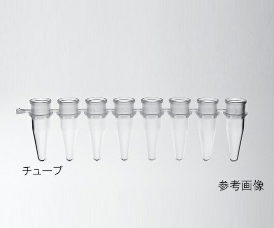 Treff（トレフ） トレフ　PCRチューブ　0.2mL　（8連チューブ）　ナチュラル 1箱(125本入) 96.10560.9.01
