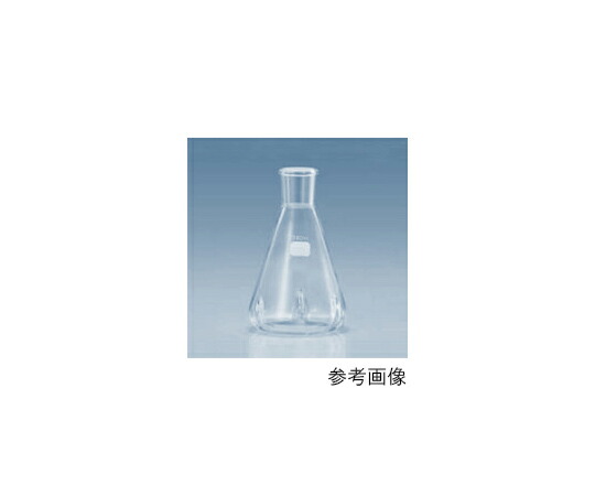 AGCテクノグラス・IWAKI バッフル付三角フラスコ（リム付） 200mL 1個 4551FK200R