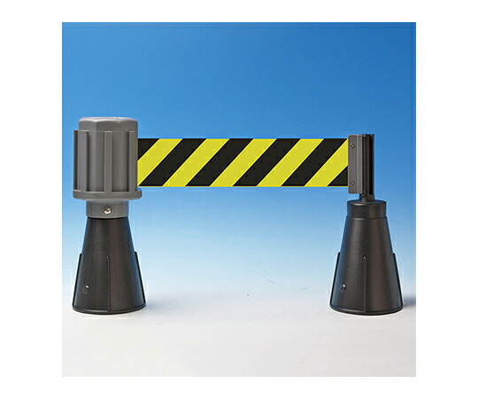 日本緑十字社 バリアライン カラーコーン用本体 トラ柄テープ付き 1台 284091の通販は