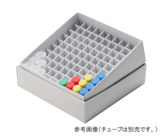 WATSON ホワイトペーパーフリーズボックス１００　１．５／２．０ｍｌチューブ用 1箱(12個入) 457-1500