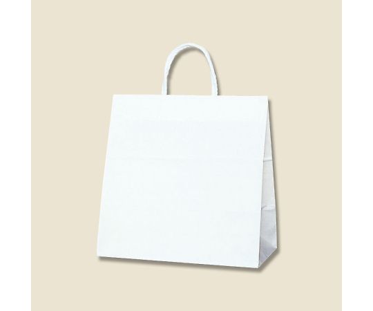 シモジマ HEIKO 紙袋 スムースバッグ ワイド S 底ボール入 白無地 25枚 1パック(25枚入) 003135110