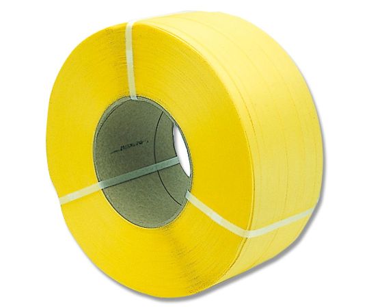 シモジマ 梱包用バンド PPバンド 黄 機械用 1巻 1巻 001502200