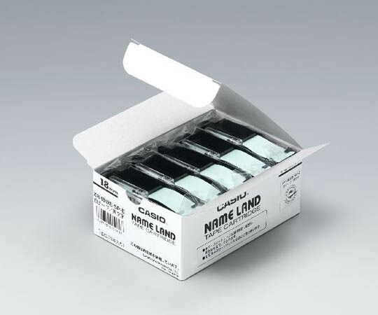 カシオ カシオ ネームランドテープ18mm幅 (白地/黒文字) 5本セット 1個 XR-18WE-5P-E