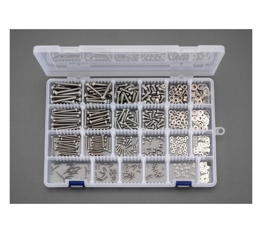 エスコ 鍋頭小ねじセット ステンレス  M2-M5 1セット EA949AD-15の通販は 9,936円