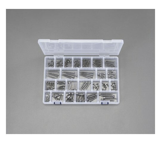 エスコ ドリルねじセット ステンレス  M4.0-5.0mm 1セット EA949AM