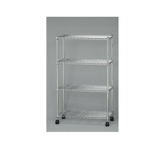 エスコ 760×360×1250mmメタルラック(キャスター付) 1台 EA976AJ-86の通販は