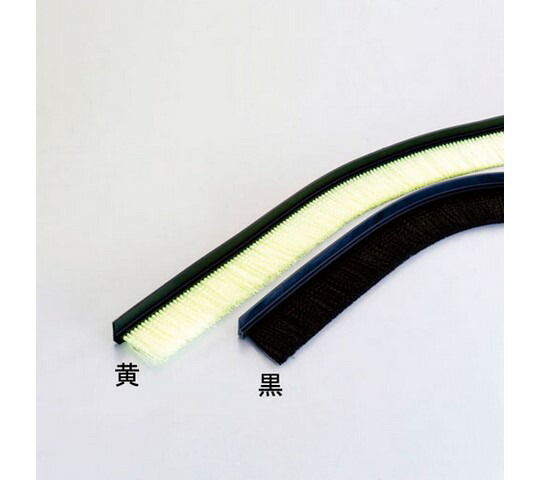 エスコ 40mm×5.0mシールブラシ(PP/黒) 1巻 EA979KK-5B
